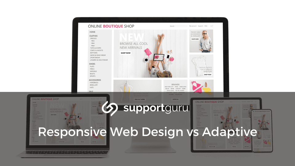 responsive web design vs adaptive